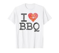 I Love North Carolina BBQ I Heart NC Barbecue Fumoir à sauce barbecue T-Shirt