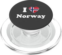I Love Norway I Heart Norway Norwegian PopSockets PopGrip pour MagSafe