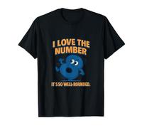 I Love Number 8 It's So Well-Rounded Math Humour T-Shirt