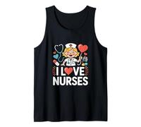 I Love Nurses Heartfelt Tribute Healthcare Débardeur