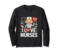I Love Nurses Heartfelt Tribute Healthcare Manche Longue