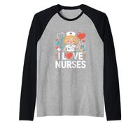I Love Nurses Heartfelt Tribute Healthcare Manche Raglan