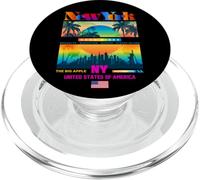 I Love NY, Colorful New York Vibes, This is My New York City PopSockets PopGrip pour MagSafe