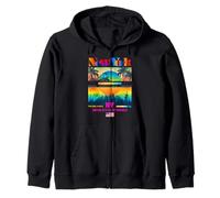 I Love NY, Colorful New York Vibes, This is My New York City Sweat à Capuche