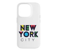 I Love NYC Colorful New York City NYC Modern Bold Typography Coque pour iPhone 14 Pro