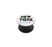 I Love NYC Colorful New York City NYC Modern Bold Typography PopSockets PopGrip Adhésif