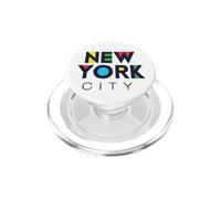 I Love NYC Colorful New York City NYC Modern Bold Typography PopSockets PopGrip pour MagSafe