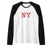 I Love NYC, New York City Love Illustration Style Tenue Manche Raglan