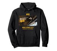 I Love NYC, New York City Subway Stories, New York City Sweat à Capuche