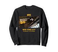 I Love NYC, New York City Subway Stories, New York City Sweatshirt