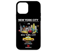 I Love NYC, New York City Wonderful Stories with Cartoon Art Coque pour iPhone 12 Mini