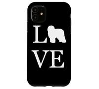 I Love Old English Sheep Dog Lover Propriétaire pour Animal de Compagnie Coque pour iPhone 11