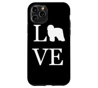 I Love Old English Sheep Dog Lover Propriétaire pour Animal de Compagnie Coque pour iPhone 11 Pro