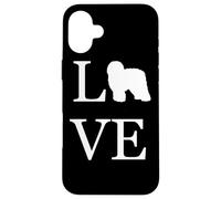 I Love Old English Sheep Dog Lover Propriétaire pour Animal de Compagnie Coque pour iPhone 16 Plus