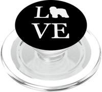 I Love Old English Sheep Dog Lover Propriétaire pour Animal de Compagnie PopSockets PopGrip pour MagSafe