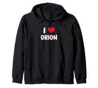 I Love Orion Cœur Sweat à Capuche