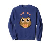 I Love Owls I Heart Owls Observateur d'oiseaux Nocturne Sweatshirt