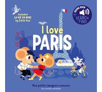 Marion Billet – I love Paris – Comptine, chant – Gallimard Jeunesse – Cartonné