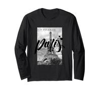 I Love Paris, Cool Real Paris France Skyline Fashion Design Manche Longue