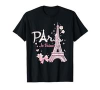 I Love Paris Eiffel Tower France French Souvenir T-Shirt