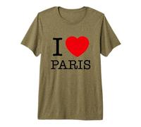 I Love Paris Graphic Tees - Novelty T-Shirts & Cool Designs T-Shirt Haut de Gamme