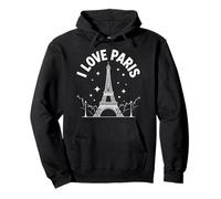 I Love Paris Tour Eiffel Nuit Etoiles Sweat à Capuche