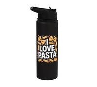 I Love Pasta Cuisine italienne Passion Stainless Steel Insulated Water Bottle