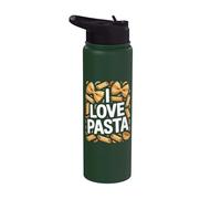 I Love Pasta Cuisine italienne Passion Stainless Steel Insulated Water Bottle