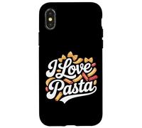 I Love Pasta Enthusiast Noodle Lovers Foodie Coque pour iPhone X/XS