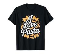 I Love Pasta Nœud Papillon Rigatoni Cœurs T-Shirt