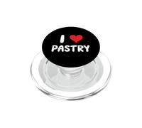 I Love Pastry - Cœur - Bake Bakery Baking Bake Cake Bread PopSockets PopGrip pour MagSafe
