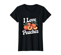 I Love Peaches Fresh Summer Vibes T-Shirt Graphique avec Valeur