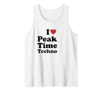 I Love Peak Time Techno Débardeur