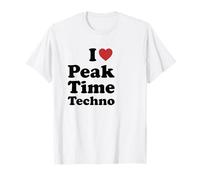 I Love Peak Time Techno T-Shirt