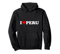 I Love Pérou - Cœur Sweat à Capuche