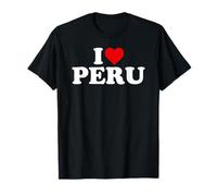 I Love Peru - Cœur T-Shirt