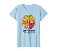 I Love Pi Brain Pi Day Funny Math Pie Dad Blague Mathématicien T-Shirt