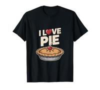 I Love Pie Cherry Enthusiast Delight T-Shirt Graphique avec Valeur