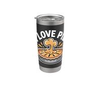 I Love Pie Delicious Humour Athusiasts Gobelet isotherme en acier inoxydable double paroi