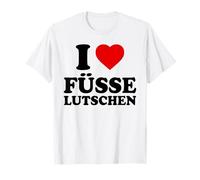 I Love Pieds Sucer Pied Fétiche J'aime Les Pieds Sucer T-Shirt