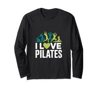 I Love Pilates Yoga Exercice d'entraînement Manche Longue