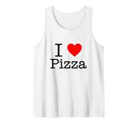 I Love Pizza, Cool Pizza Illustration Novelty Graphic Design Débardeur