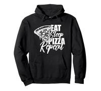 I Love Pizza, Cool Pizza Illustration Novelty Graphic Design Sweat à Capuche