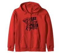 I Love Pizza, Cool Pizza Illustration Novelty Graphic Design Sweat à Capuche