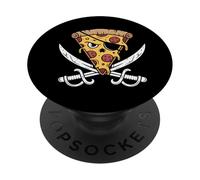 I Love Pizza Slice of Pizza Costume de Pirate pour Homme PopSockets PopGrip Adhésif