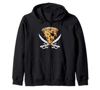 I Love Pizza Slice of Pizza Costume de Pirate pour Homme Sweat à Capuche