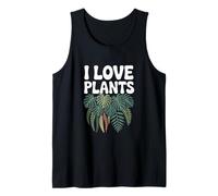 I Love Plants Monstera Fougère Feuilles Nature Verdure Débardeur
