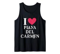 I Love Playa Del Carmen Mexico Vacances Débardeur