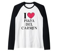 I Love Playa Del Carmen Mexico Vacances Manche Raglan