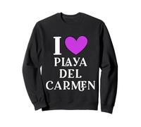 I Love Playa Del Carmen Mexico Vacances Sweatshirt